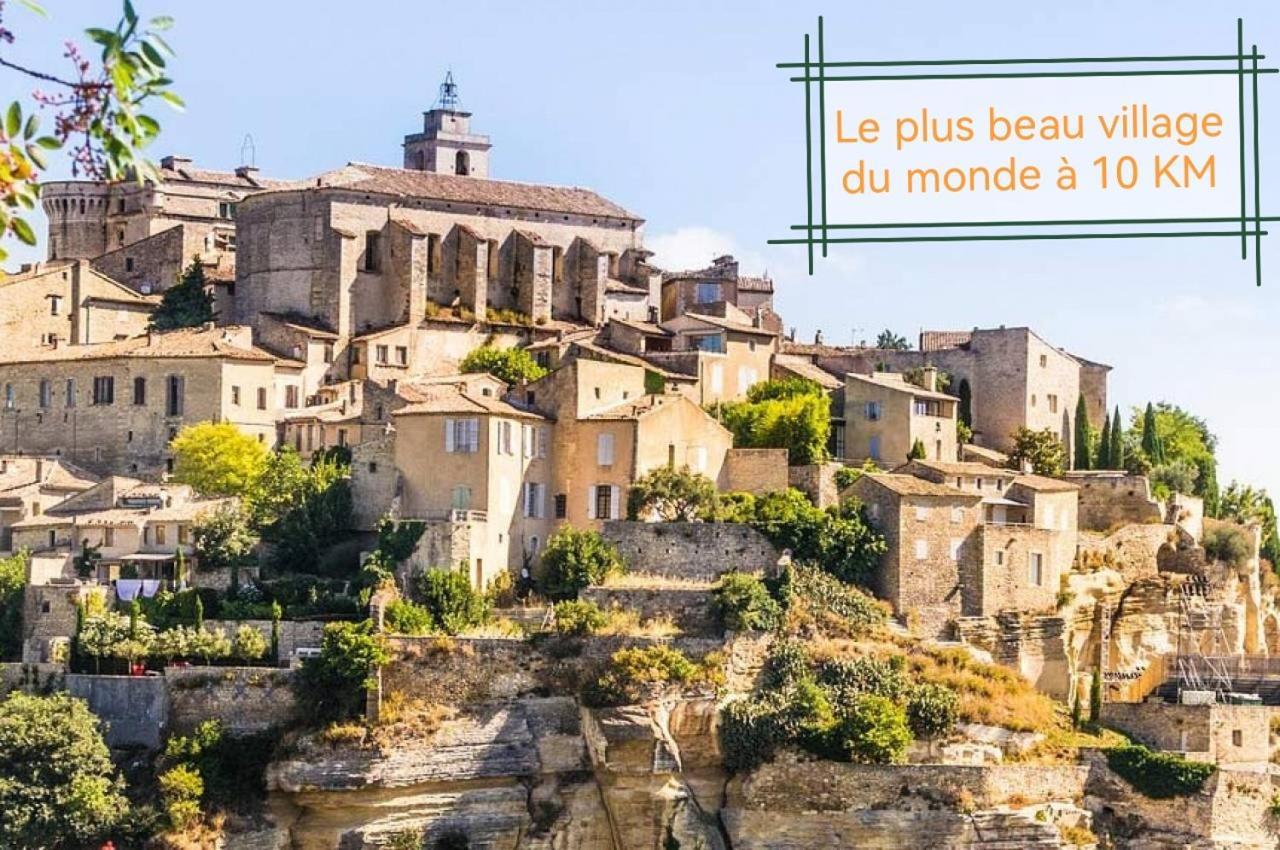 La Fee Viviane Et Michel L'Enchanteur Robion en Luberon Bagian luar foto